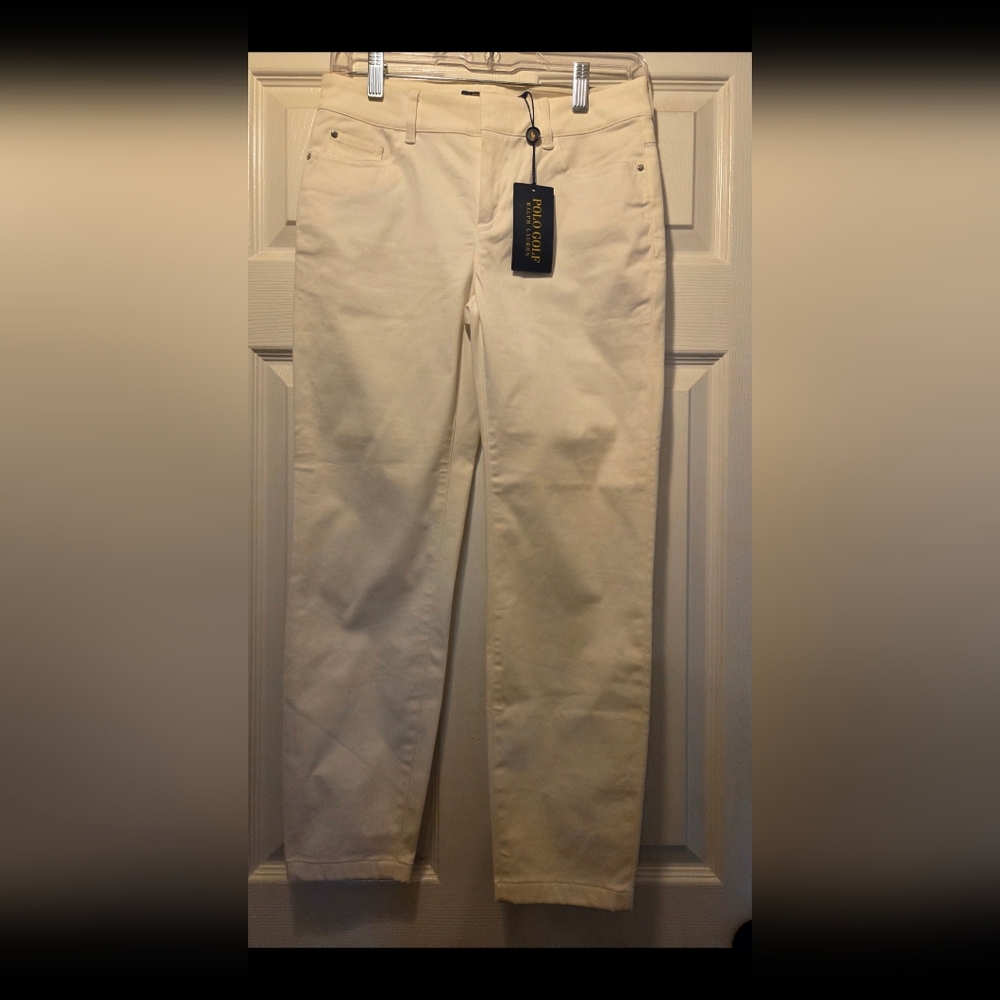 NWT Ralph Lauren Pants pure White Woman's Pants S 0...$125 Msrp